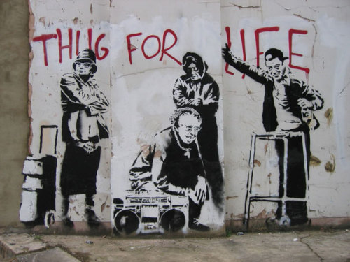 Thug for Life de Banksy