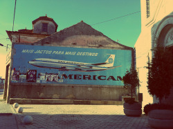 Pan Amercan ad in tiles! (Aveiro, Portugal)