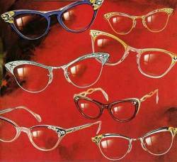 theniftyfifties:  1950s spectacles by American