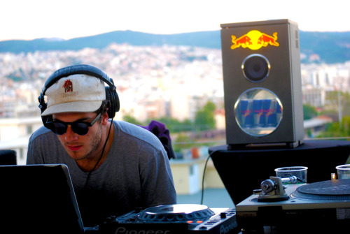 Nicolas Jaar on the decks