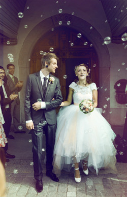 killitwithfire1757:  killitwithfire1757:  I have never seen a cuter couple or wedding picture in my life.  Still this is so perfect i love it. 
