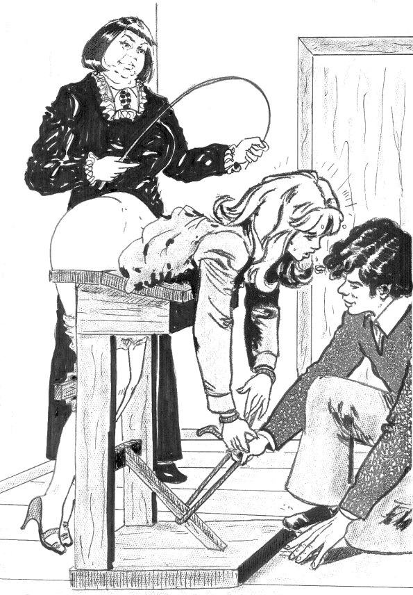brianspanks:  afirmhand:  A young man helps to prepare a girl for her punishment.