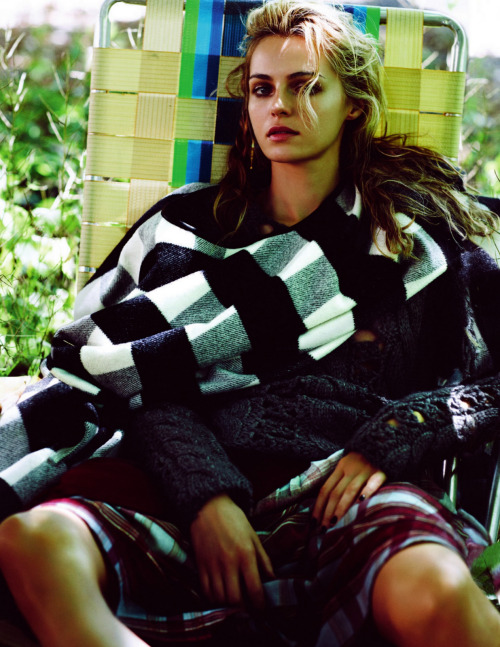 The Outsider: Valentina Zelyaeva by Emma Tempest for Elle UK November 2012 