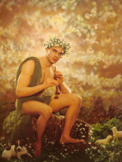 grayhair99:  feral-faggot:Le Fluteur - Pierre et Gilles The music is the magic