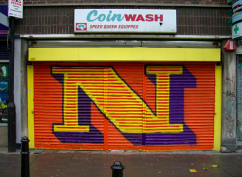 Eine “Ben Eine is one of London’s most prolific and original street artists who specialises in the c