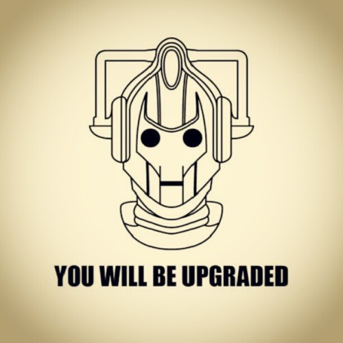 #cyberman #doctor #who #upgrated #death :) (Taken with Instagram)