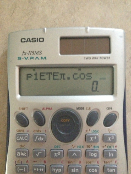 bandoswag:This is what happens when you know your calculator too much…having my last name on a calcu