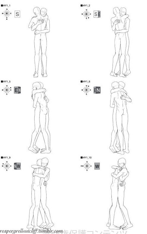 Mangaka Boy Love Pose Collection: Love Scene 2 (Part 1 Of 2)