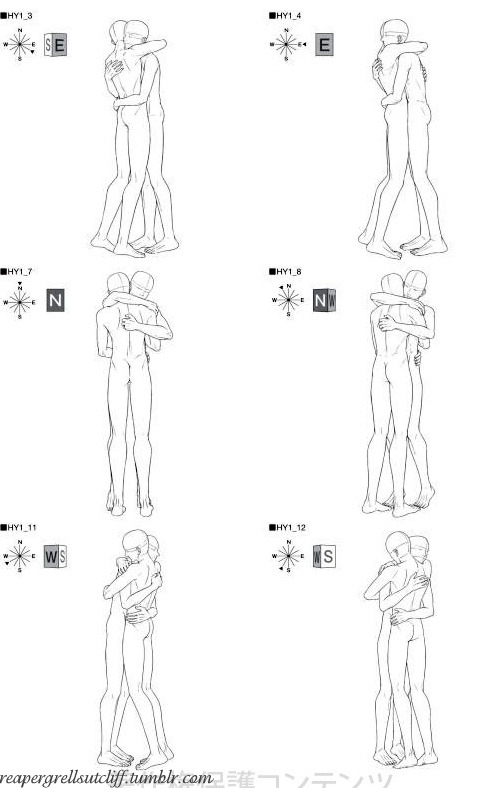 Mangaka Boy Love Pose Collection: Love Scene 2 (Part 1 Of 2)