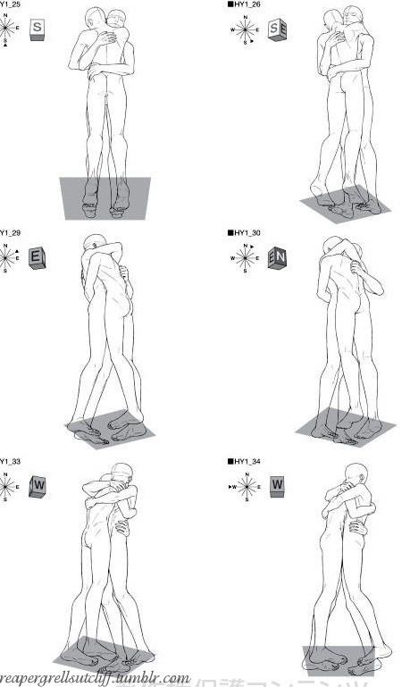 Mangaka Boy Love Pose Collection: Love Scene 2 (Part 1 Of 2)