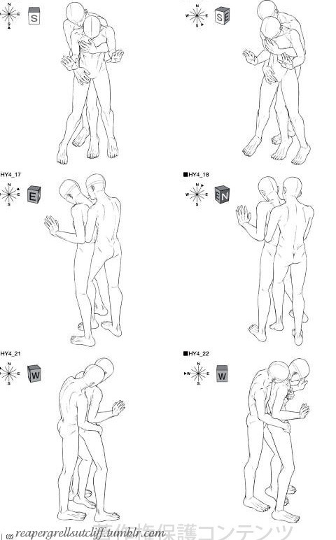 Mangaka Boy Love Pose Collection: Love Scene 2 (Part 1 Of 2)
