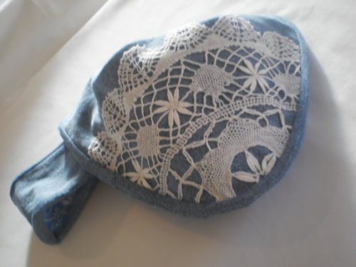 Upcycled handmade purse, awesome design with vintage lace. http://www.etsy.com/listing/111076351/vin