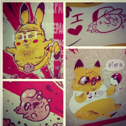 jhonenv:  So maybe two months ago I was sitting around with J.R. Goldberg, doing the usual thing you do when passing the time with friends, probably picking lice from her hair, when we started joking around doing drawings of Pikachus that had the opposite