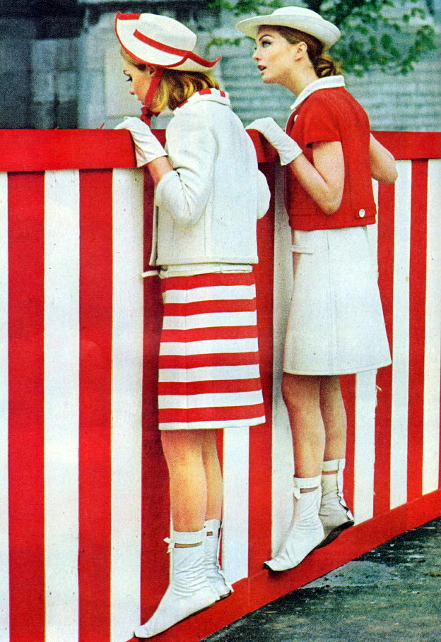 hideelee:  Life - May 21, 1965 Andre Courreges fashions 