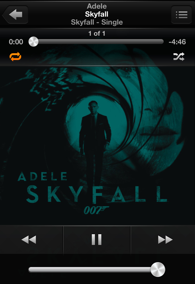 nothingbutadele:  Go download Skyfall now! 