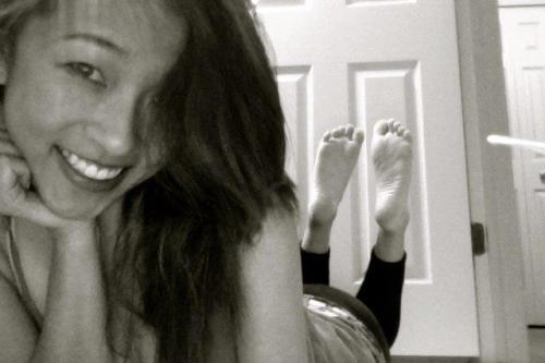 bare feet. bare face :)