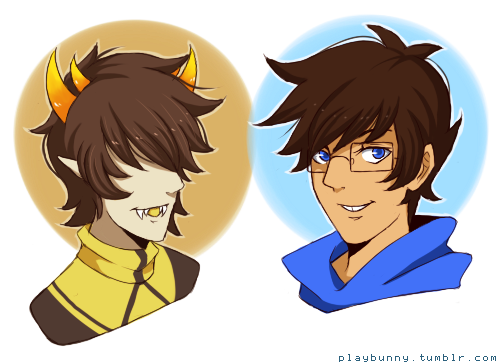 playbunny:   This gave me such a cute image in my head! Yes the two of them have really cute smiles imo uvu 
