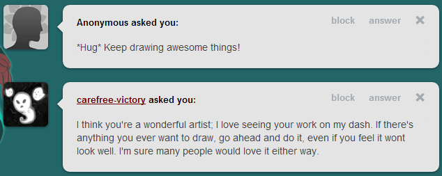 Ahh haha thank you very much &lt;3 ;u; I&rsquo;m sorry about that though,
