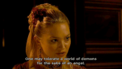 nodaybuttodaytodefygravity:  the-ss-deathstiel:  laughingxcrying:  Dean should listen to Madame de Pompadour    I think of Destiel every time I hear her say that line. 