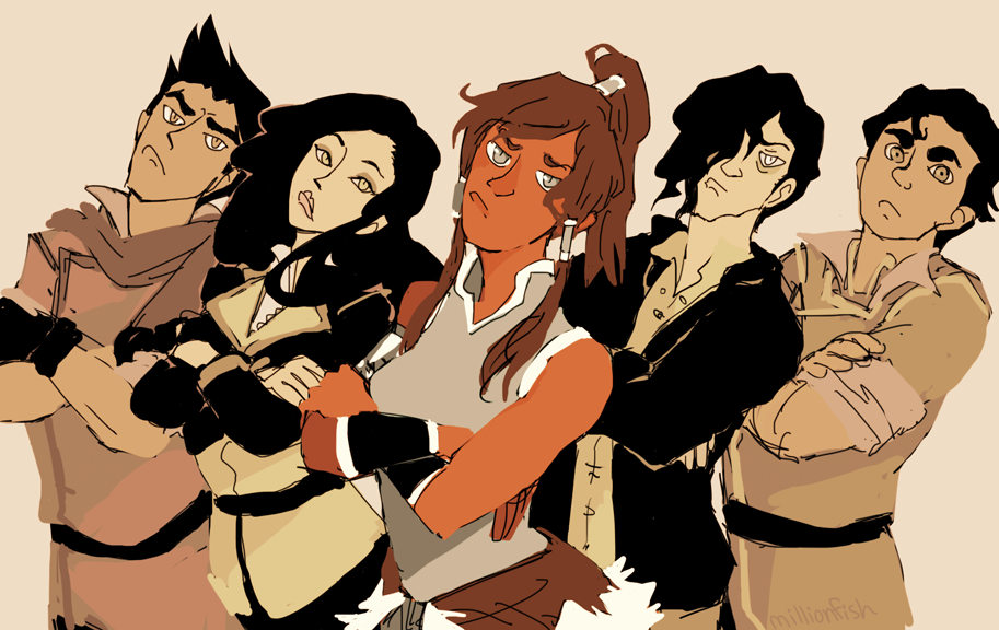 millionfish: Finally finished up a sketch I drew sometime around when episode seven