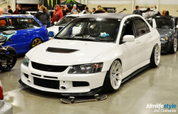 Jdmlifestyle:  Inmotion Car Show 2012 - Evo On 7 Series Wheels Snaps By: Jini Clemente