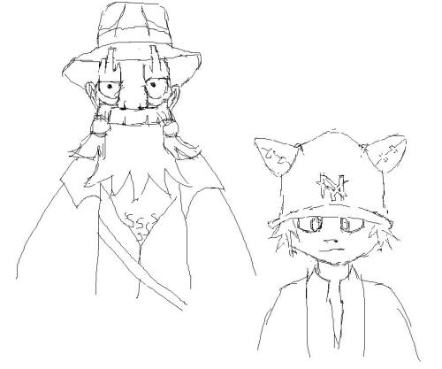 Ruel Stroud and Yugo from Wakfu dressed as Indiana Jones and Short Round, respectively. Done by an anonymous DrawFriend