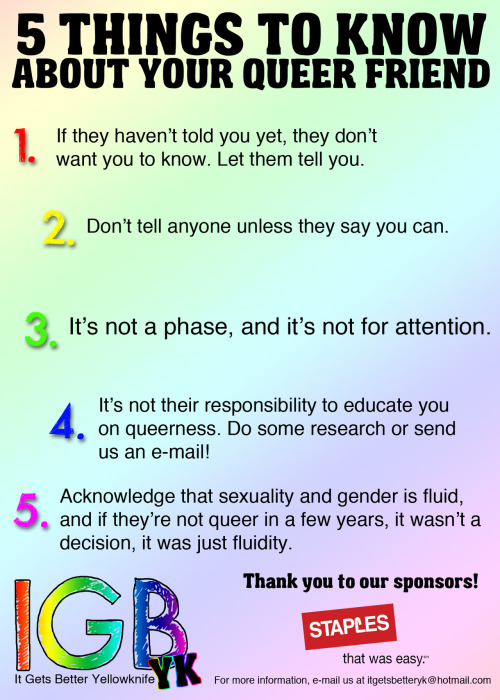 biconfessions: itgetsbetteryk: Some of our handy handouts designed to help people learn about queer 