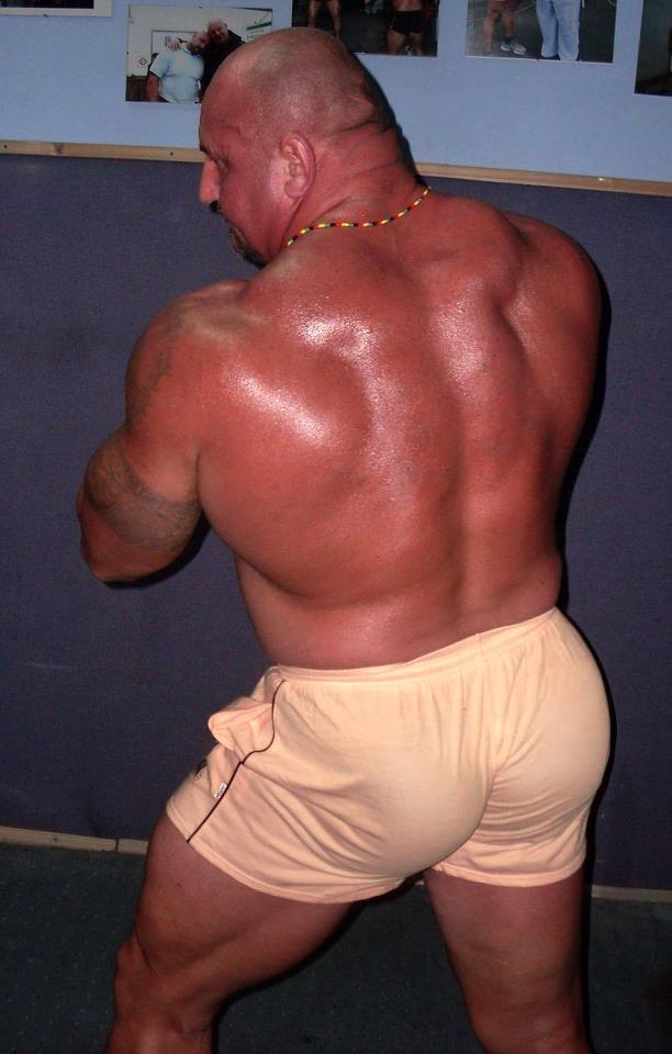 thejoemoose:  cockacolaman:  wooff  Doesn’t look like he’s wearing anything underneath…
