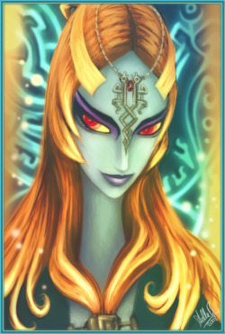 game-portal:  Midna Portraitby ~StellaB