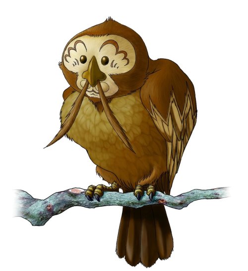 gameandgraphics:   Owl original character design from Zelda: Ocarina of Time (Nintendo 64, 1998).  