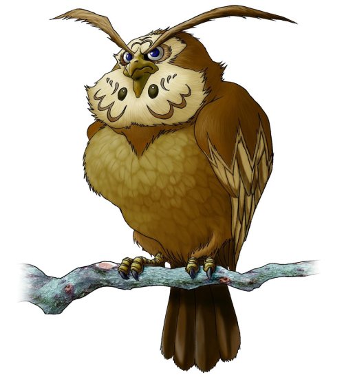 gameandgraphics:   Owl original character design from Zelda: Ocarina of Time (Nintendo 64, 1998).  
