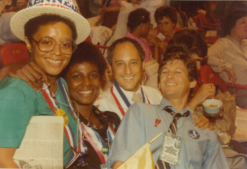 magdolenelives: Lesbian &amp; Gay Caucus members at the 1980 Democratic National Convention at M