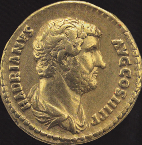 Gold aureus of Emperor Hadrian