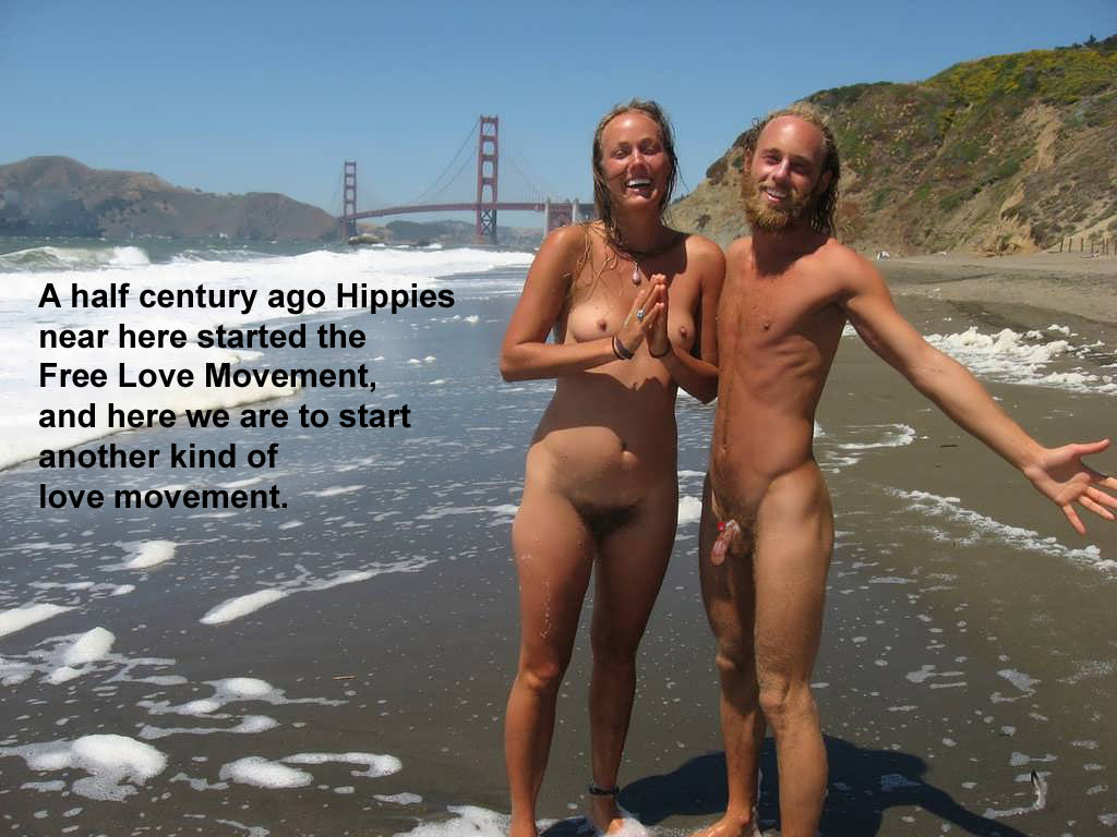 Another nudist picture to which I added a chastity device.   BUT, one has to wonder