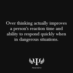 psych-facts:  Over thinking actually improves