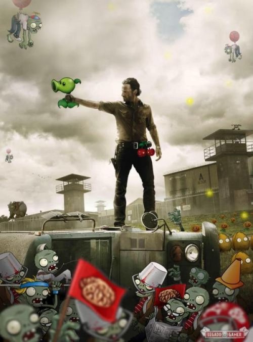 dorkly:  Plants vs. The Walking Dead Fight the dead. Fear the plantlife.  OMFG!!!