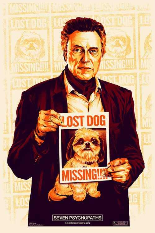  SEVEN PSYCHOPATHS (Christopher Walken - Character Poster) Director: Martin McDonagh Writer: Martin 