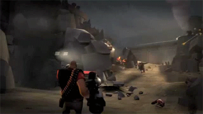 slendear:  actualpyro:  tf2gifs:  Just noticed an easter egg in Meet the Medic. 