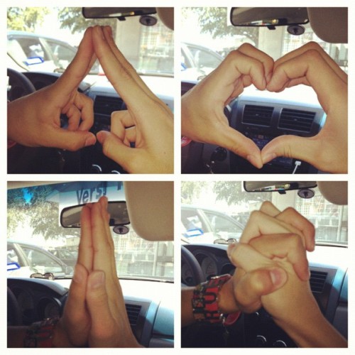 adriannnnnnnn:  Peace Love Unity Respect #PLUR &lt;3 @dannee8a (Taken with Instagram)