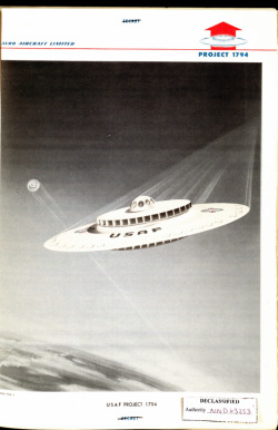 posthorn:  It’s all true…  (Recently declassified USAF documents detail “Project 1794”, an attempt by the Air Force to build a flying saucer with a top speed of Mach 4 and a range of 4,000 nautical miles)