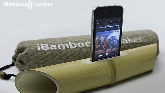 iBamboo: Most eco-friendly speaker yet?
Simple physics: No batteries, no plastics, no silicon. Brilliant!