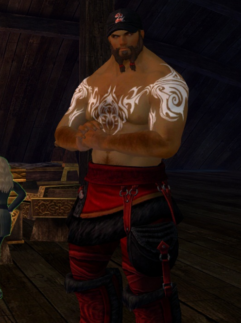 baragamer:  Norn Shortage!  We’re pretty surprised at the lack of hunky male norns in the Bara community. So we want to see some bara norns and humans too. If you want, you can even write a short introduction for your character and the World you play