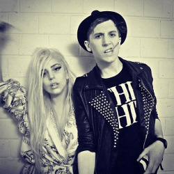 gagasdollbaby:  marc-monster:  Gaga with a little monster in Germany  she’s so hot omfg