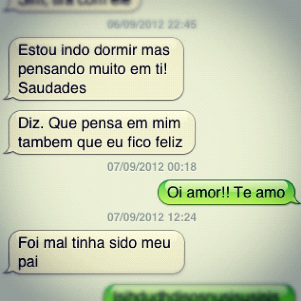 Quem ama sempre entende..