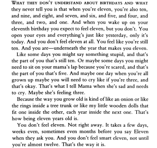 aseaofquotes:Sandra Cisneros, “Eleven”