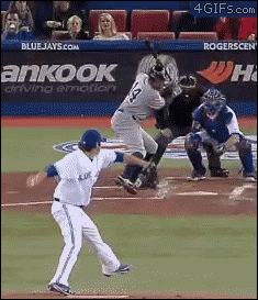 bluesey:  The fan throwing up the bro fist &amp; the umpires disbelief LOLOLOL