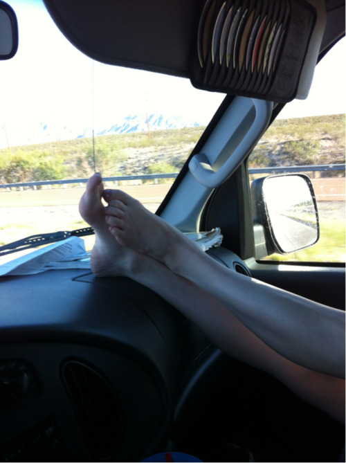 kissherkitten: October 4, 2012 - Posted from the road in Texas I love it when Erin puts her naked fe