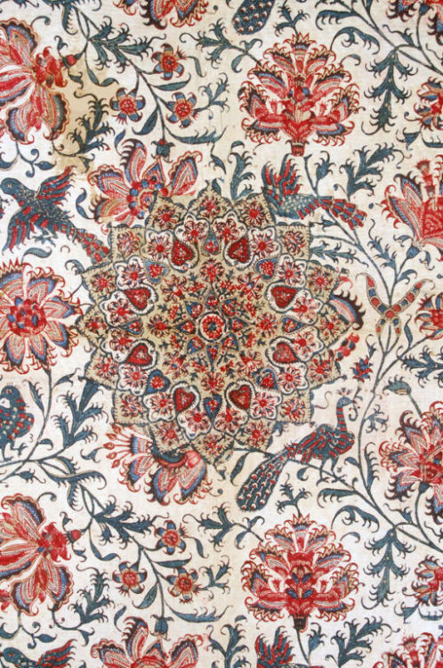 Detail of Indian Kalamkari, 19th century.