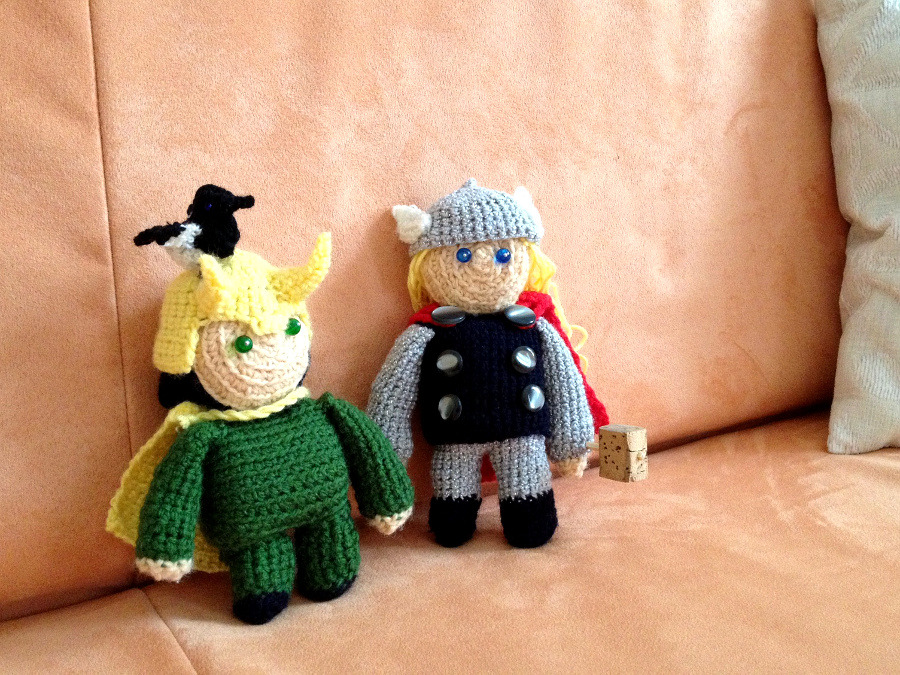 A few weeks ago I was talking to my friend on the phone and randomly went, “Will you knit me a Loki, you should knit me a Loki,” and she replied, “Really not, dude,” and that was that. And then the next time she came over, she brought me one! Only...