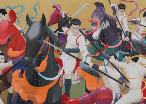 Hisashi Tenmyouya &ldquo;Rhyme&rdquo; opens at Mizuma Gallery in Tokyo on 10/10/2012.